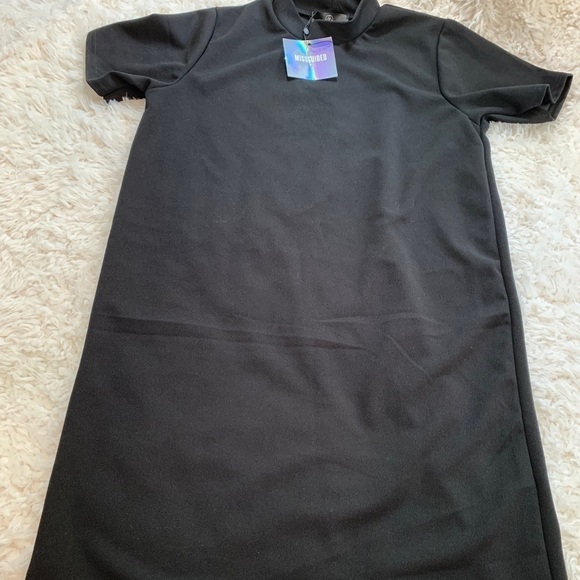 Missguided  BLACK SHIFT DRESS - Picture 1 of 7